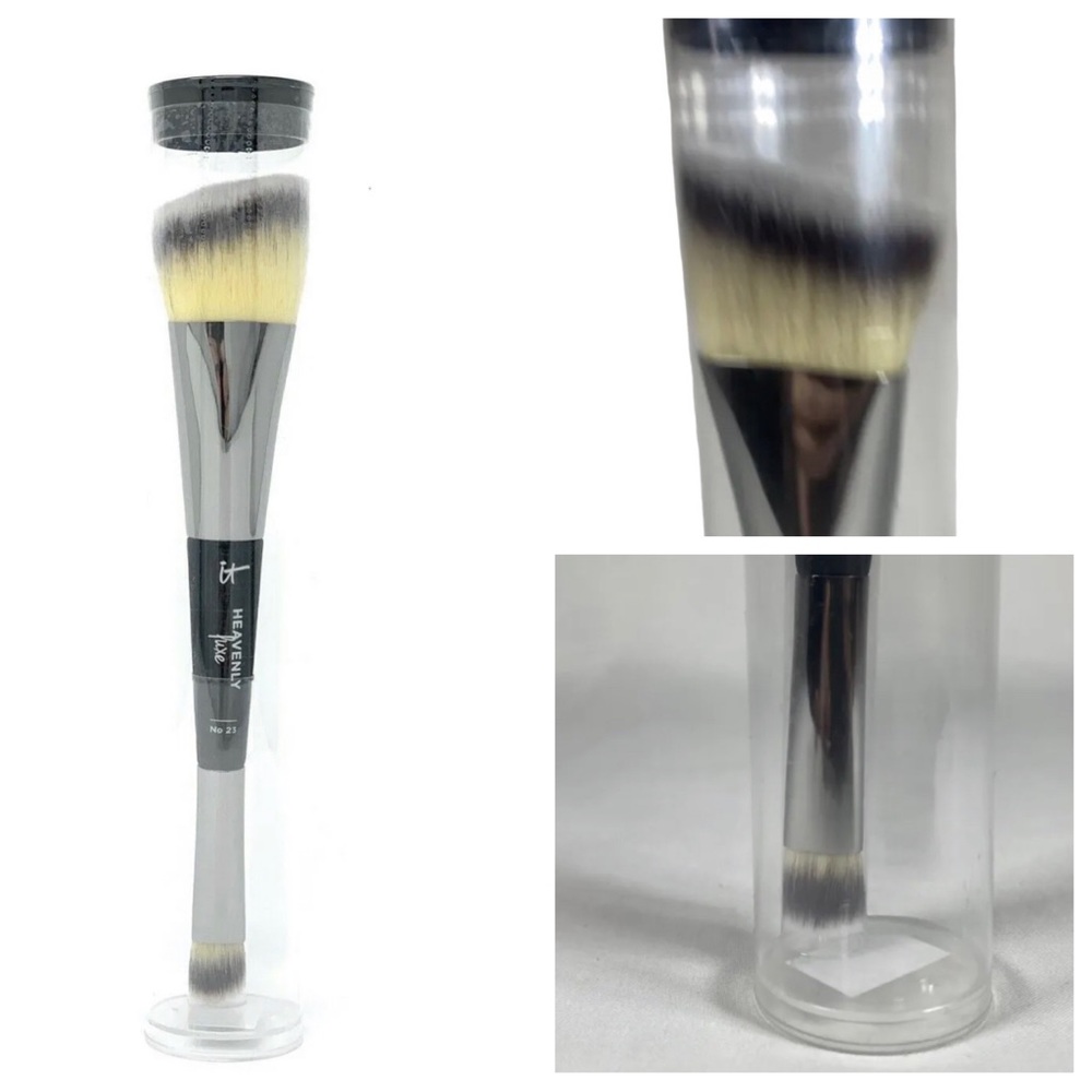 It Cosmetics Heavenly Luxe Dual-Ended Buff and Blend Makeup Brush #23